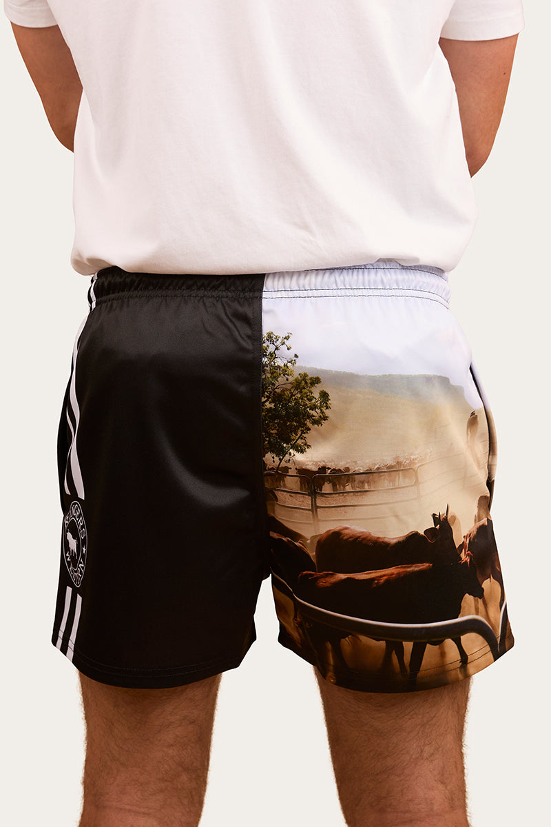RINGERS WESTERN Ringers Mens Footy Short/ Mutli