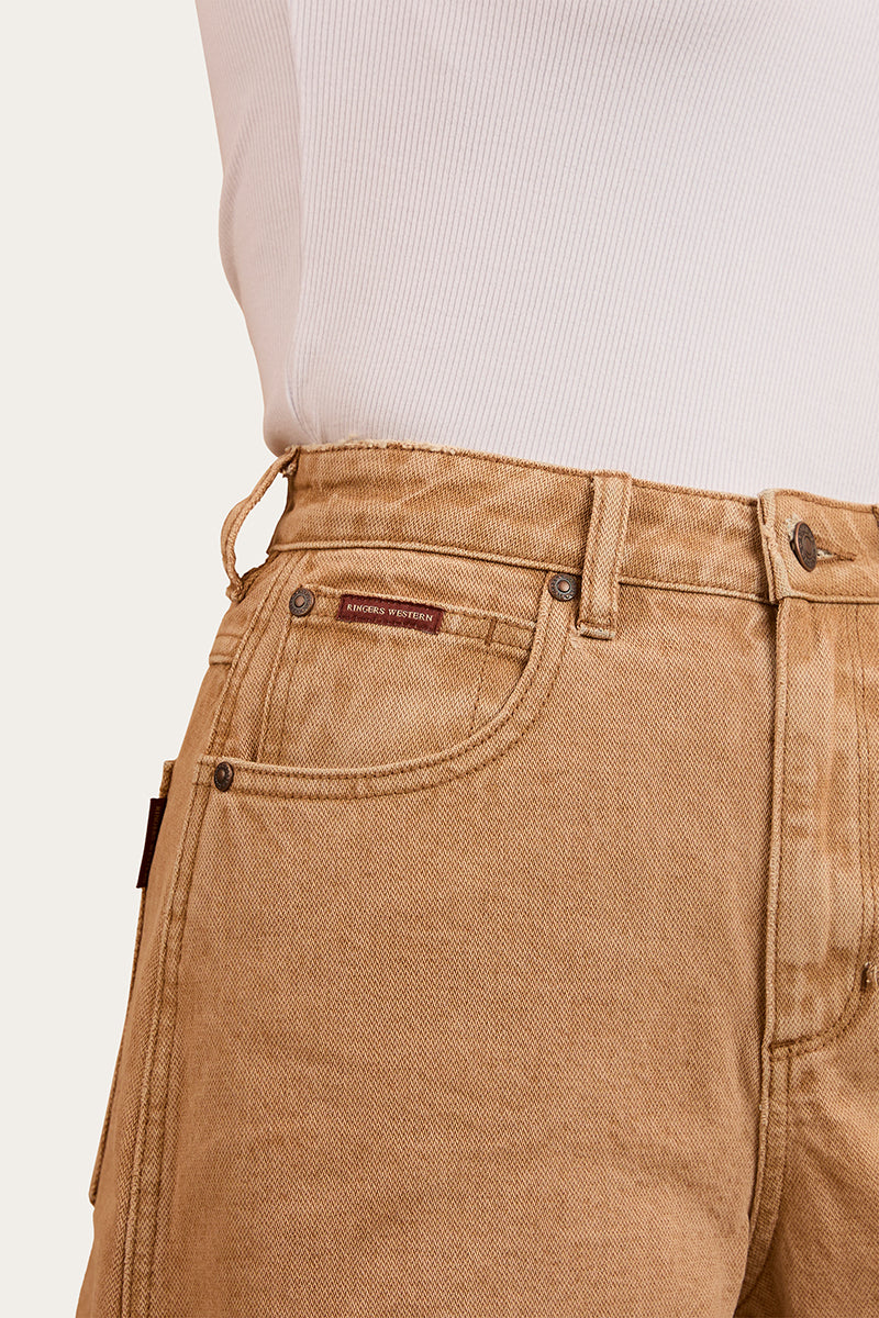 RINGERS WESTERN Remy Womens Denim Short - Dark Sand