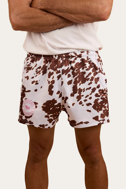 RINGERS WESTERN White/Tan Footy Shorts