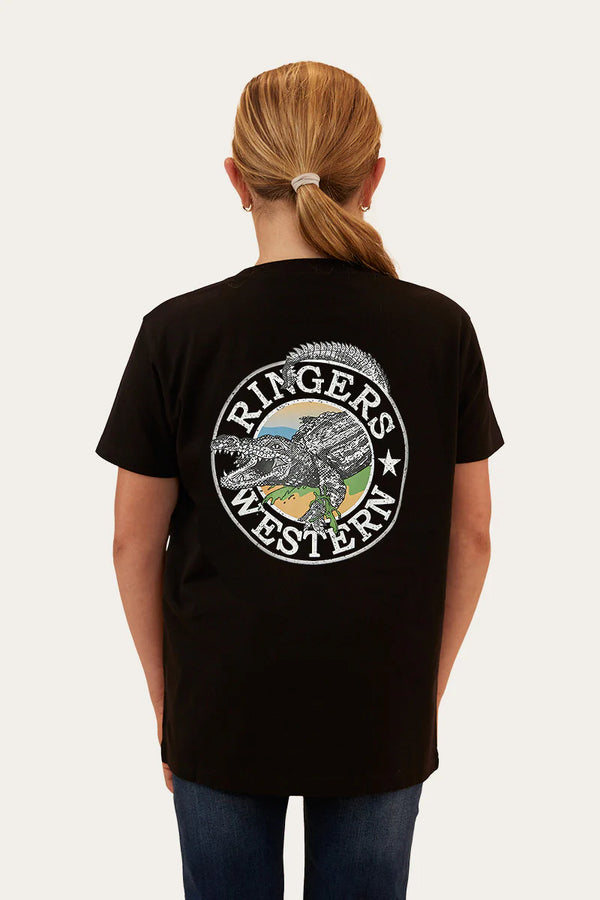 RINGERS WESTERN Salty Kids Classic Fit T-Shirt - Black