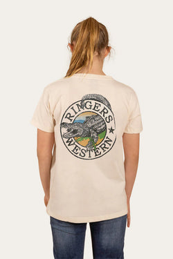 RINGERS WESTERN Salty Kids Classic Fit T-Shirt - Off White