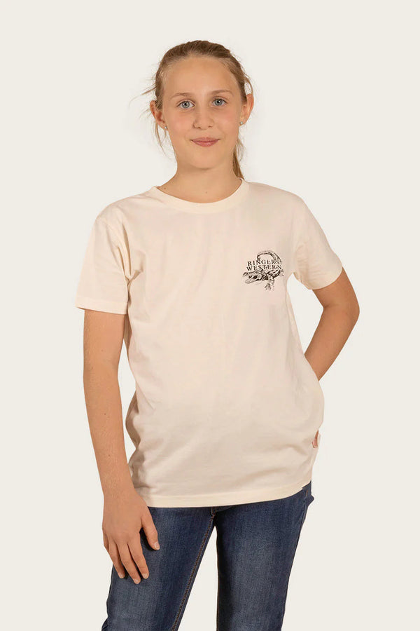 RINGERS WESTERN Salty Kids Classic Fit T-Shirt - Off White