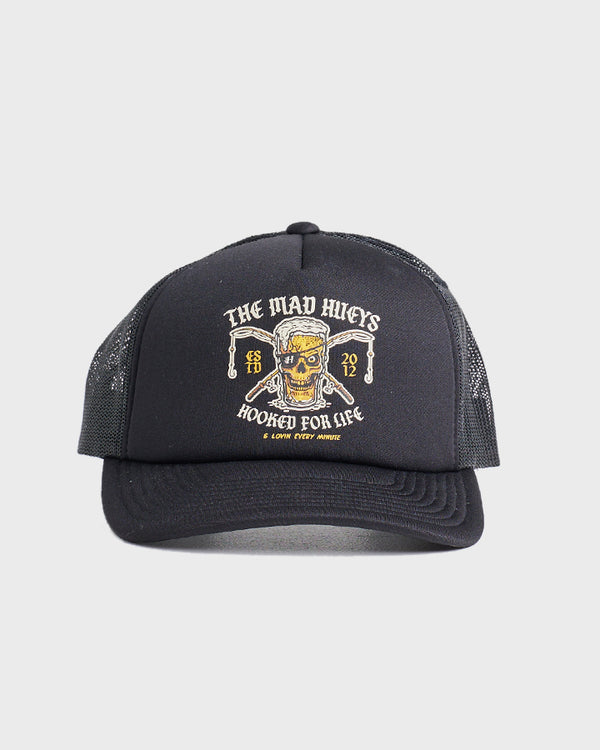 The Mad Hueys STILL HOOKED FOR LIFE | FOAM TRUCKER - BLACK-OSFM