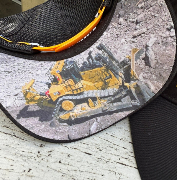 Gfour "Dozer Jockey"- Black-Trucker Cap