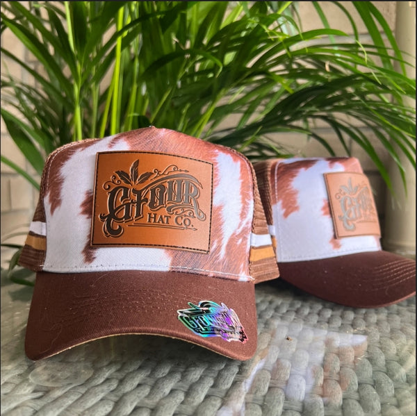 Gfour Leather Patch "Heifer 2.0 " - Trucker Cap