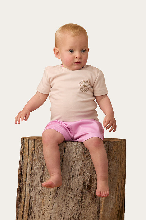 RINGERS WESTERN Signature Bull Babies T-Shirt - Beige / Clay