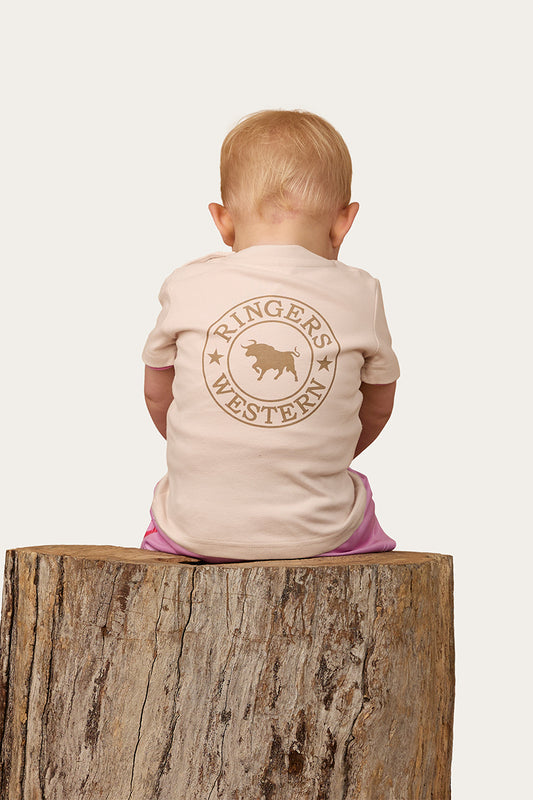 RINGERS WESTERN Signature Bull Babies T-Shirt - Beige / Clay