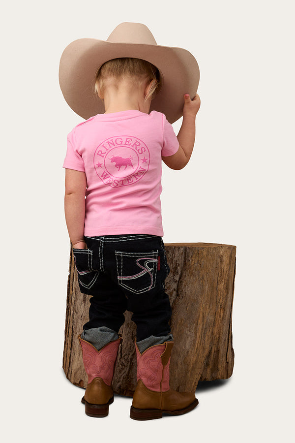 RINGERS WESTERN Signature Bull Babies T-Shirt - Pastel Pink / Candy