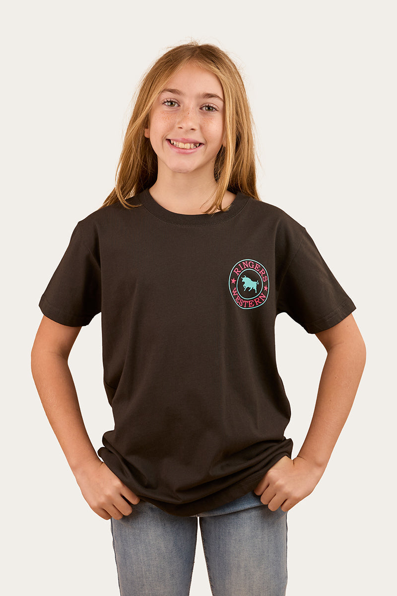 RINGERS WESTERN Signature Bull Kids Classic T-Shirt - Charcoal / Multi