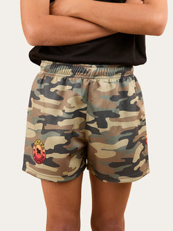 RINGERS WESTERN Signature Bull Kids Footy Shorts- Camo
