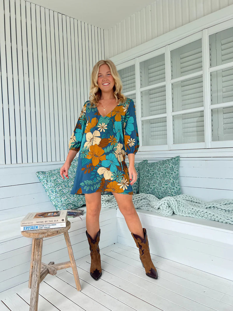 Stevie Print Lake Dress - JAASE