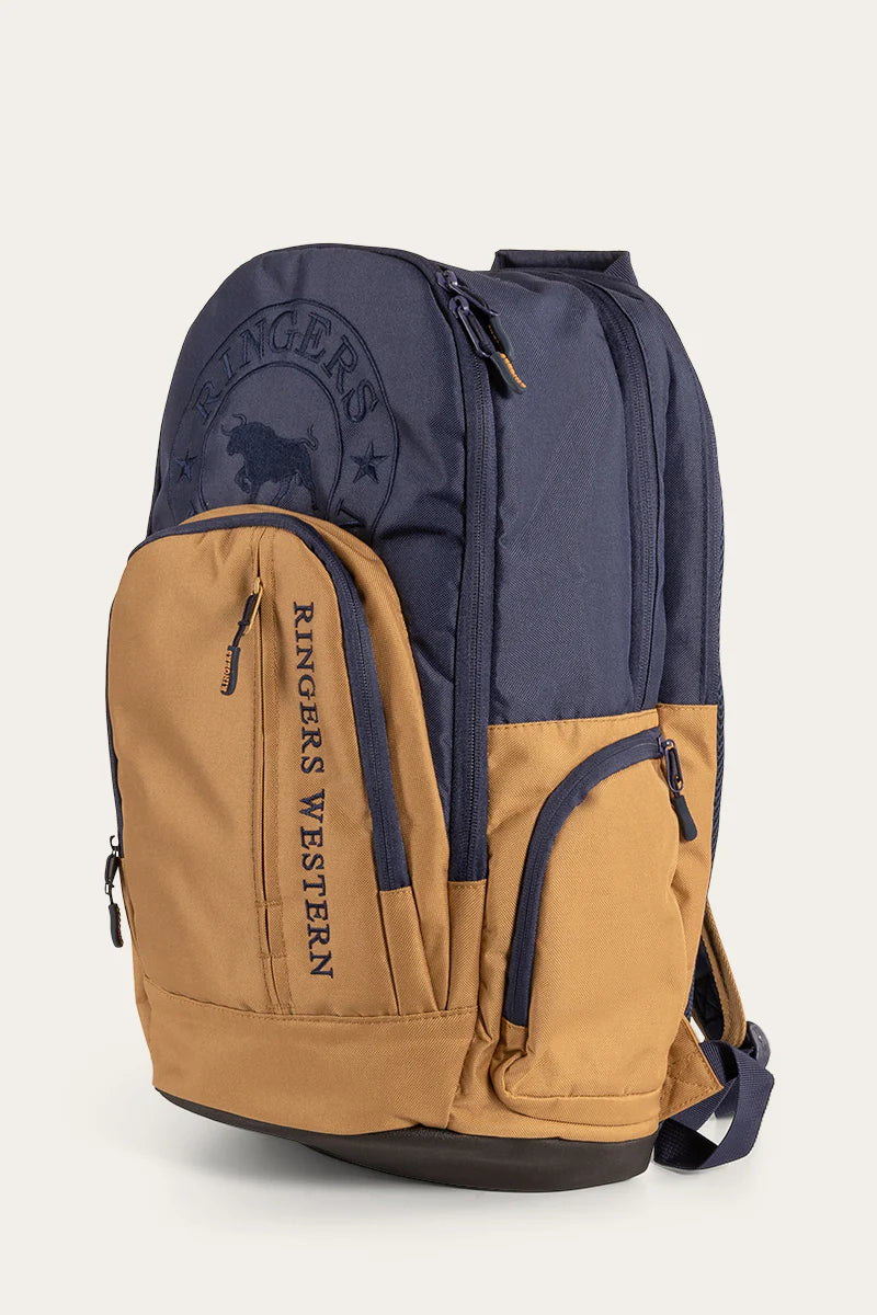 RINGERS WESTERN Holtze backpack- Dark navy/ Clay