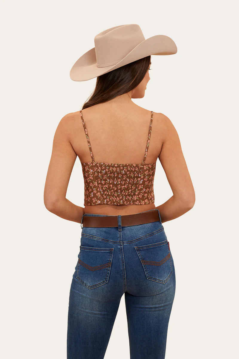 RINGERS WESTERN Posie Womens Cami Top - Toffee