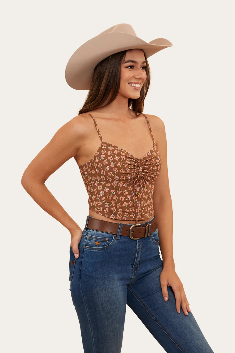 RINGERS WESTERN Posie Womens Cami Top - Toffee