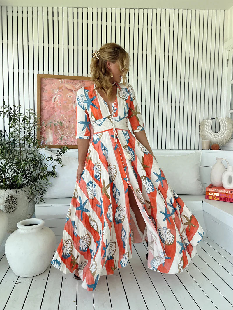 Long Island Print Indiana Maxi - JAASE