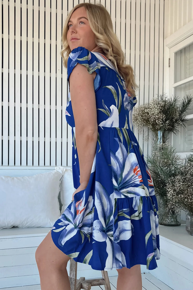 Asteria Print Tracey Mini Dress - JAASE