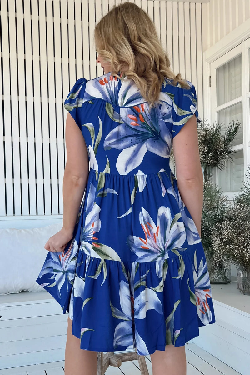 Asteria Print Tracey Mini Dress - JAASE