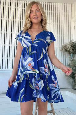 Asteria Print Tracey Mini Dress - JAASE