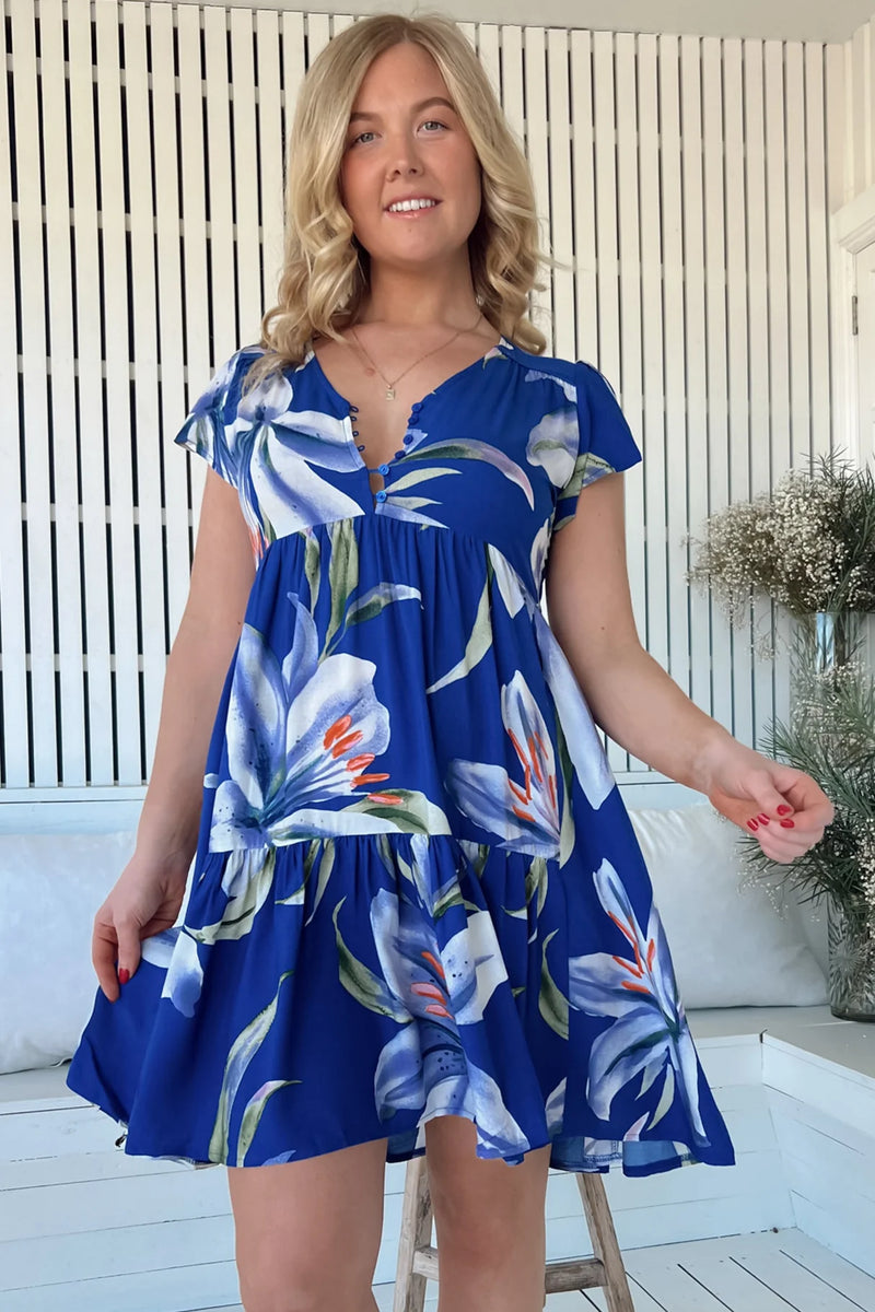 Asteria Print Tracey Mini Dress - JAASE