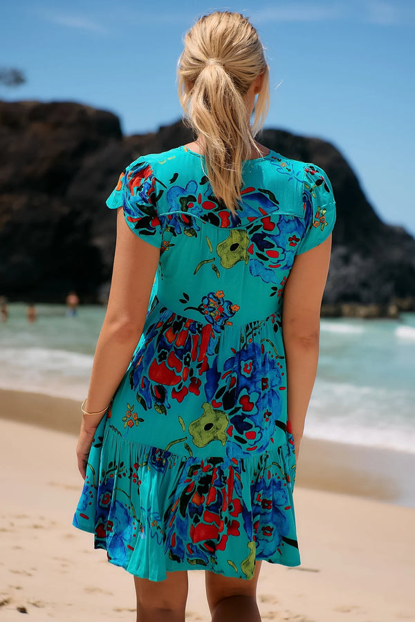 Jaase Tracey Dress - Isla Mare Print