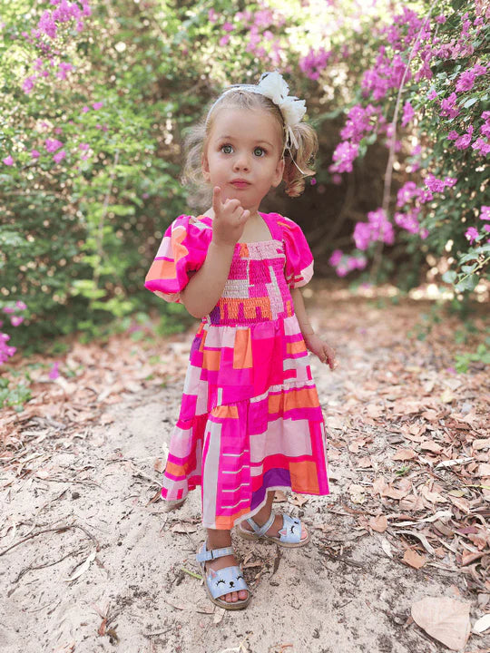 KashKiya - Mini Pink Paradise Dress