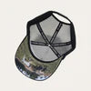 PCA Army Green Leather Contour Patch Cap