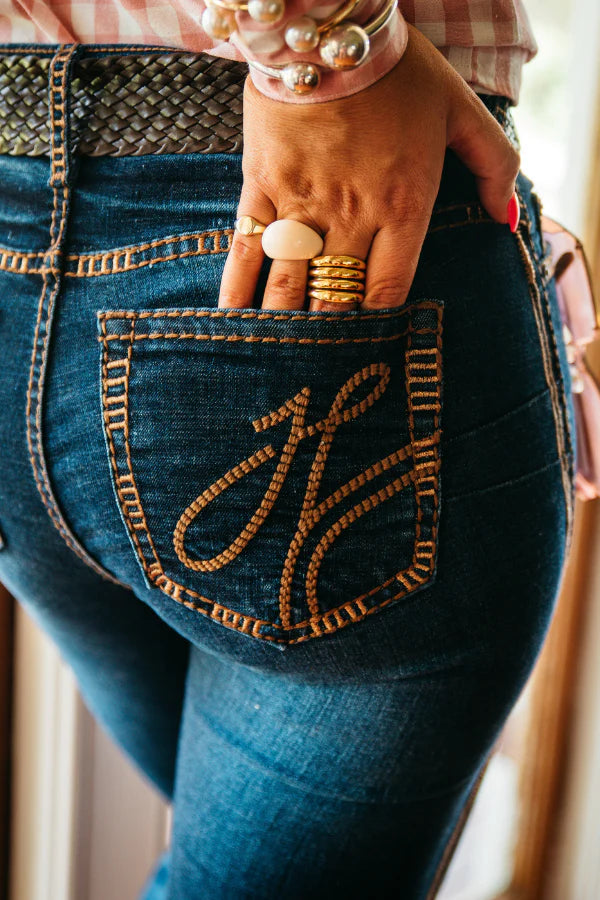 Hitchley & Harrow - Tan Stitch Jean