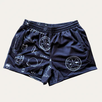 PCA Footy Shorts - Essentials - Black