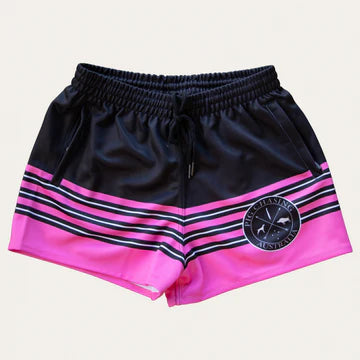PCA Footy Shorts - Pink Horizon