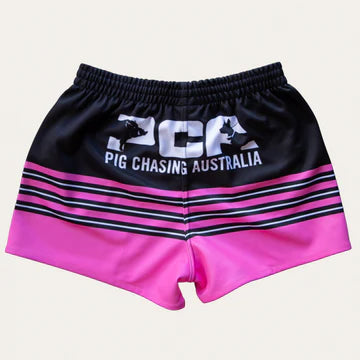PCA Footy Shorts - Pink Horizon