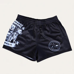 PCA Footy Shorts - A-TEAM -Black