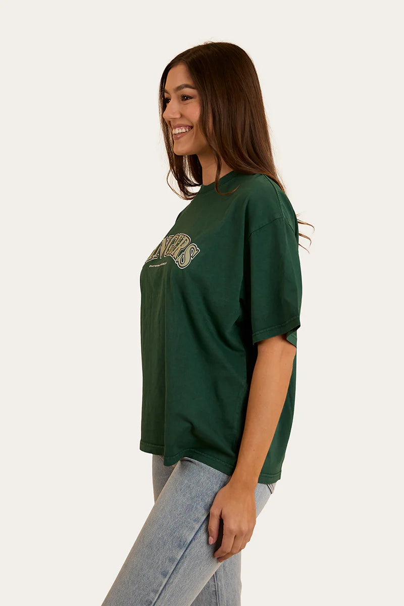 RINGERS WESTERN Varsity Womens Oversized T-Shirt - Pine