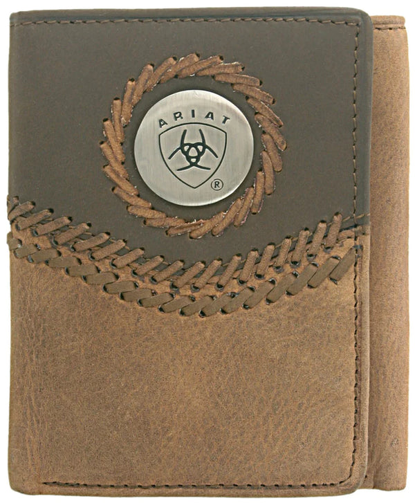 ARIAT Tri-Fold Wallet - Toned Accents