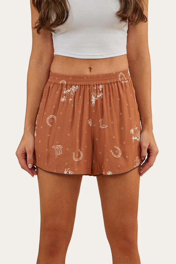 RINGERS WESTERN Gillian Womens Shorts- Copper