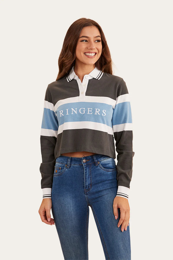 RINGERS WESTERN Alberta Womens Rugby Jersey - Charcoal