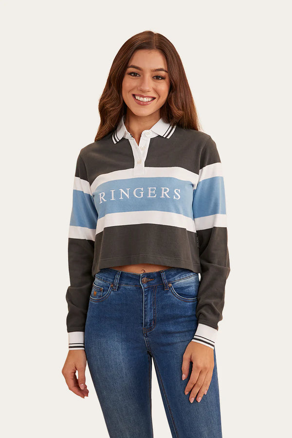 RINGERS WESTERN Alberta Womens Rugby Jersey - Charcoal