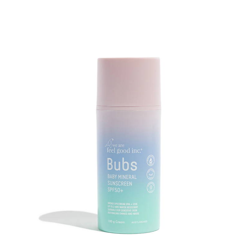 We Are Feel Good Inc. Bubs Baby Mineral Sunscreen SPF50+100g