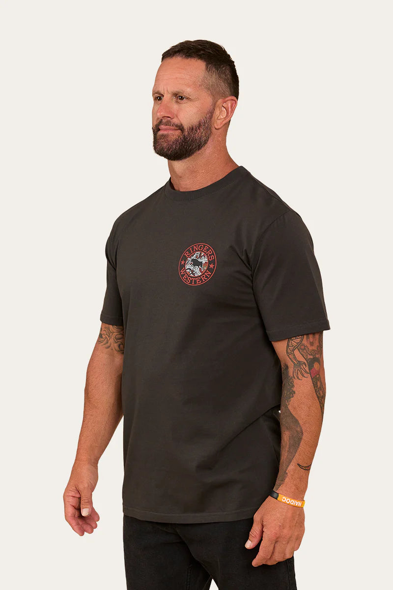 RINGERS WESTERN Walkabout Warrior Unisex T-Shirt- Charcoal