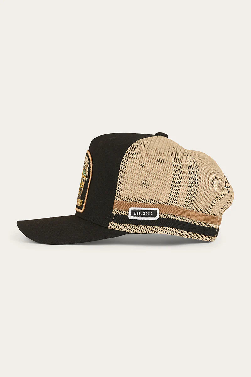 RINGERS WESTERN Workhorse Deep Fit Trucker Cap - Black
