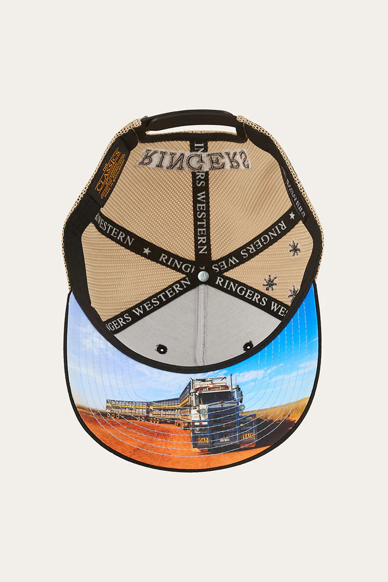 RINGERS WESTERN Workhorse Deep Fit Trucker Cap - Black