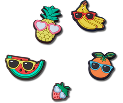 CROCS Jibbitz™ Shoe Charms - CUTE FRUIT WITH SUNNIES 5 PACK