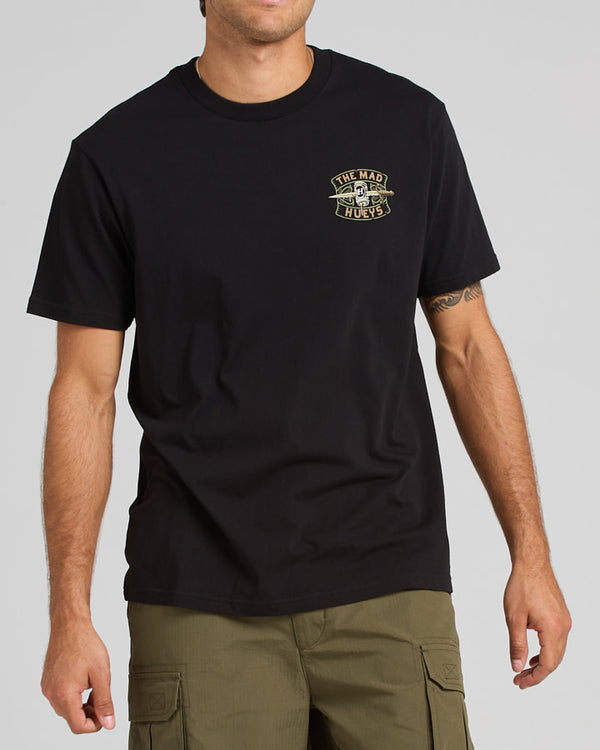 The Mad Hueys CAPTAIN COOKED | SS TEE - BLACK