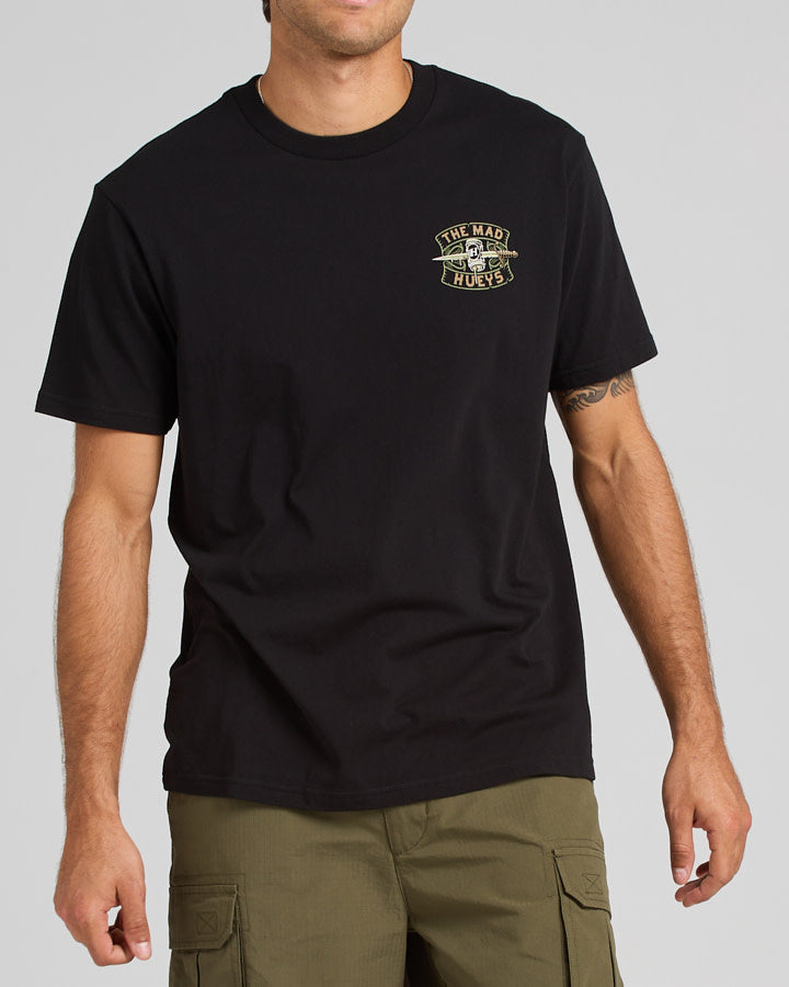 The Mad Hueys CAPTAIN COOKED | SS TEE - BLACK