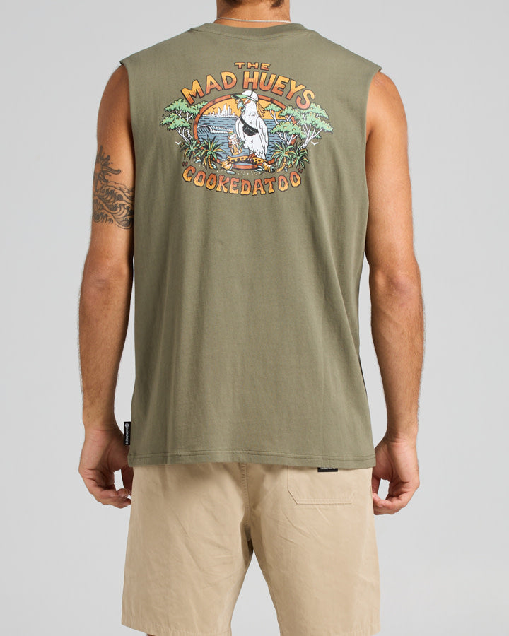 The Mad Hueys COOKEDATOO ESHAY | MUSCLE - OLIVE