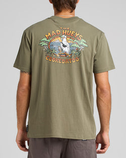 The Mad Hueys COOKEDATOO ESHAY | SS TEE - OLIVE