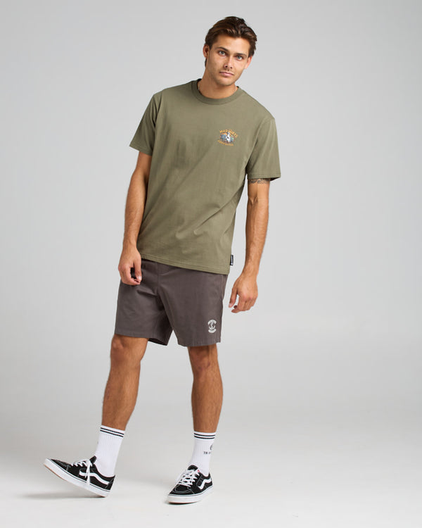 The Mad Hueys COOKEDATOO ESHAY | SS TEE - OLIVE