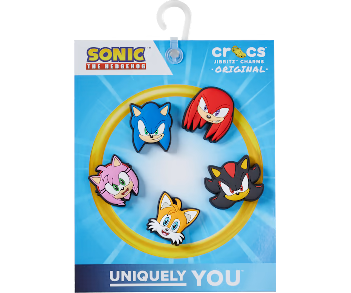 CROCS Jibbitz™ Shoe Charms SONIC THE HEDGEHOG 5 PACK