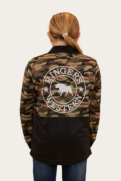 Ringers Western Halls Creek Kids Fishing Jersey - Camo