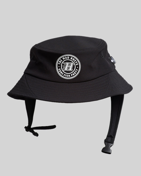 The Mad Hueys H SERIES | SURF BUCKET HAT - BLACK