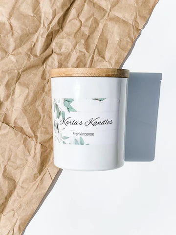 Karla's Kandles-Frankincense SOY CANDLE